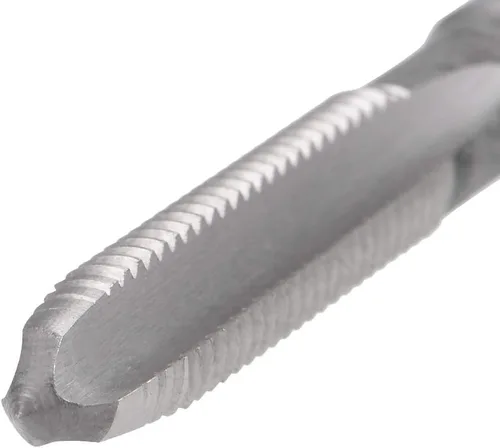 Vista 5 de uxcell Macho de la máquina 1/4-28 UNF Rosca 2B Tornillo de acero de alta velocidad roscado herramienta de roscado