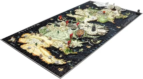 Vista 6 de 4D Cityscape Game of Thrones (Juego de Tronos) Rompecabezas 3D de Globo de Westeros y Essos de 9 pulgadas