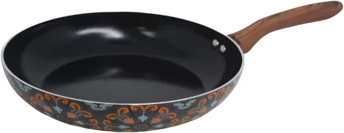 Vista 8 de IMUSA Juego de utensilios de cocina de cerámica antiadherente, 3 piezas, 7 pulgadas/9 pulgadas/11 pulgadas, con asas suaves al tacto, aluminio, negro