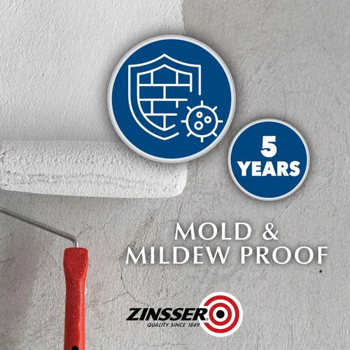 Vista 8 de Zinsser 02774 PERMA-WHITE - Pintura interior a prueba de moho y moho