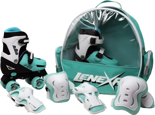 Vista 8 de Lenexa Go GRO - Paquete de patines cuádruples ajustables, patines para niños y niñas