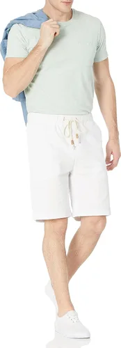 Vista 3 de Tienda Essentials Men's Linen Casual Classic Fit Short