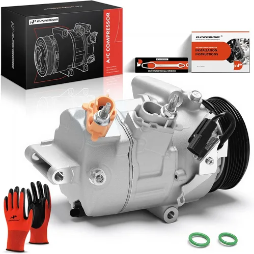 Vista 10 de A-Premium Compresor de A/C con embrague compatible con Ford Explorer 3.0L 2020-2023, Police Interceptor Utility 3.0L 2020-2023, Lincoln Aviator 3.0L