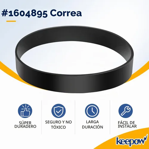 Vista 3 de KEEPOW 1604895 - Correa de vacío para Bissell Powerforce Compact