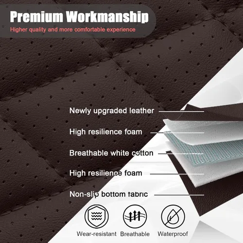 Vista 4 de Fundas para Asiento Delantero para Lexus de 2002-2024, Cojín de Asiento de Coche Premium, Protectores de Asiento Impermeables, Accesorios