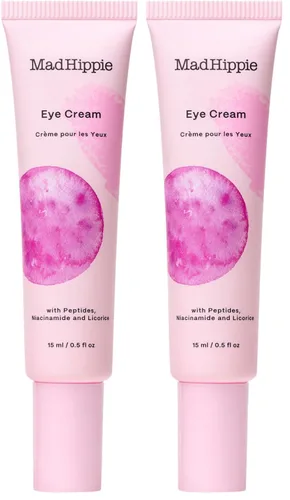 Vista 8 de Mad Hippie Crema de ojos - Crema antienvejecimiento para ojeras e hinchazón con niacinamida, péptidos, ciruela Kakadu y regaliz, tratamiento de ojos