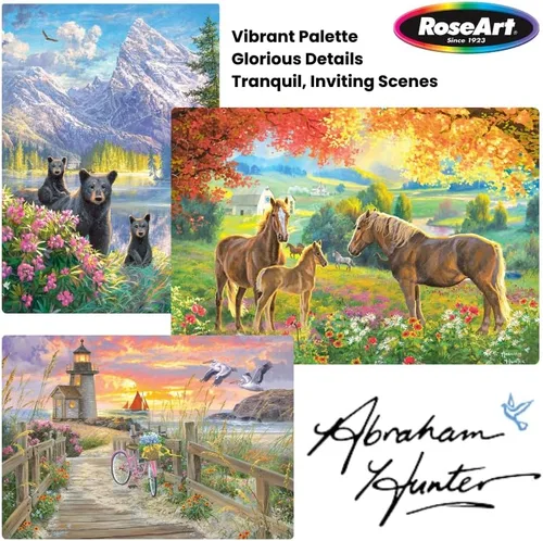 Vista 6 de RoseArt - Abraham Hunter - Guided Way Home - Rompecabezas de 1000 piezas para adultos