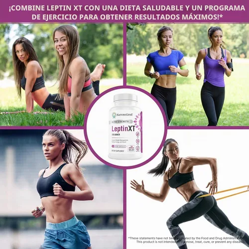 Vista 4 de NatureGenX LeptinXT for Women – Weight Management with Green Coffee Bean, Garcinia & Green Tea Extract – Gluten-Free, Non-GMO, Vegan – 60 Capsules