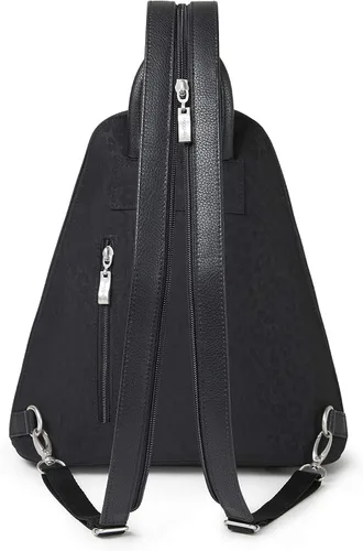 Vista 2 de Baggallini Mochila Metro para mujer con pulsera RFID para teléfono, Guepardo negro, talla única