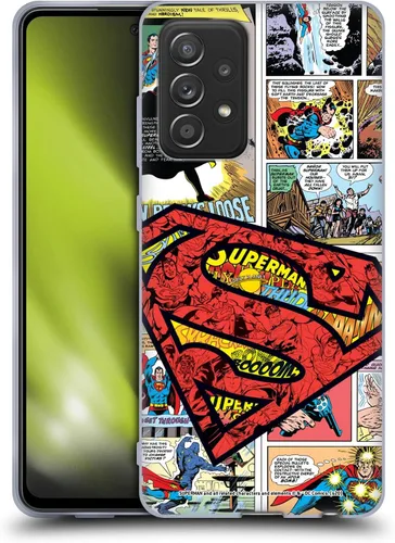 Vista 8 de Head Case Designs Funda de gel suave con licencia oficial de Superman DC Comics Collage Comicbook Art compatible con Galaxy A52 / A52s / 5G (2021)