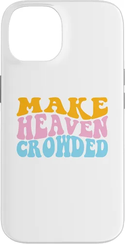Vista 4 de Make Heaven Crowded Evangelical Christian Case for iPhone 17