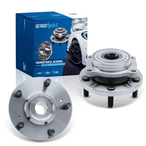 Vista 41 de Detroit Axle - Par de cojinetes de rueda delantera/trasera para Ford Edge 11-14, 09-19 Flex, 13-19 Police Interceptor Sedan, 14-18 Police Sedan