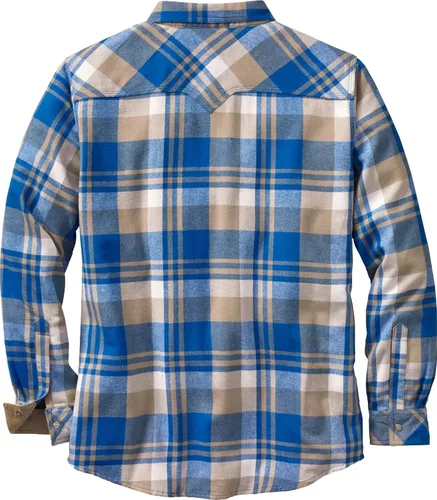 Vista 2 de Legendary Whitetails - Camisa de franela para hombre, estilo Shotgun Western