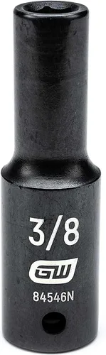 Vista 4 de GEARWRENCH - Juego de llaves de vaso de impacto estándar, color negro