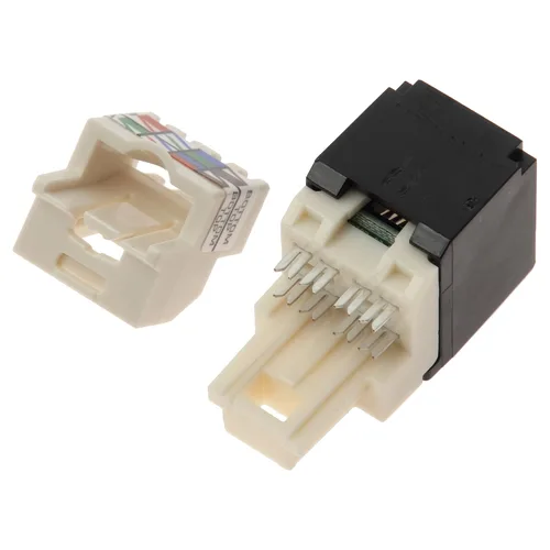 Vista 2 de Panduit CJ688TPBL Categoría 6 Módulo de conector estilo TP de 8 hilos, negro