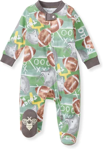Vista 272 de Burt's Bees Baby - Pijama de una pieza para bebé, mameluco para dormir y jugar, algodón 100% orgánico, cremallera frontal