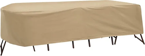 Vista 7 de Protective Covers Juego de mesa y silla de patio resistente a la intemperie, 72 x 76 pulgadas, mesa ovalada/rectangular, gris