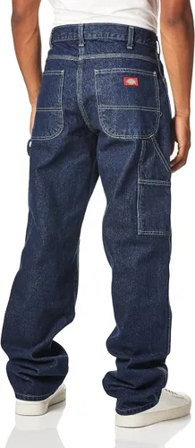 Vista 2 de Dickies pantalones de jean sueltos estilo carpintero para hombre
