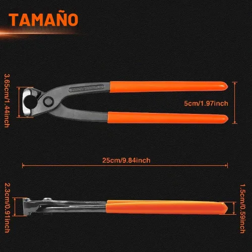 Vista 6 de SPEEDWOX - Pinza para manguera de oreja de 10 pulgadas, mordaza estándar Cinch Clamp Removal Tool, Ear Clamp Pincers, Crimping Tool Crimper Tool