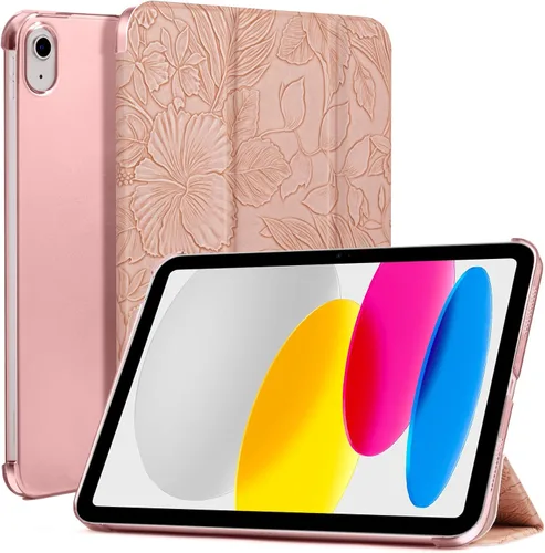 Vista 28 de CoBak Funda para iPad (A16) 11ª generación de 11 pulgadas 2025, iPad de 10.9 pulgadas 2022, funda protectora delgada con carcasa trasera translúcida