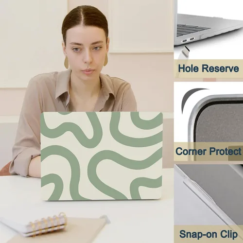Vista 74 de Funda compatible con MacBook Air de 11 pulgadas 2015-2010 A1465 A1370, diseño impreso de plástico para laptop, carcasa protectora Air de 11.6