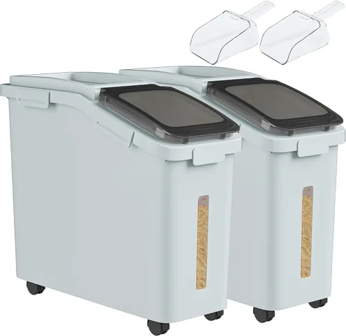 Vista 14 de YITAHOME Contenedor de almacenamiento de alimentos de 4 piezas y Transparente