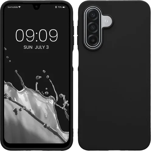 Vista 81 de kwmobile Funda compatible con Samsung Galaxy A12 - Funda protectora de silicona TPU suave y delgada - Azul Báltico Azul (Baltic Blue)