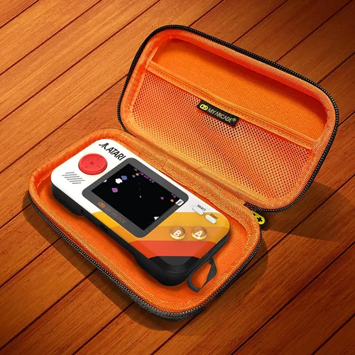 Vista 2 de My Arcade Atari Pocket Player Bundle: Portable Video Game Console with 100 Games, Travel Case and Screen Protector Included
