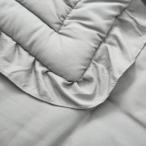 Vista 5 de Juego de ropa de cama de 3 piezas para cuna de bebé, edredón acolchado con volantes para bebé con sábana ajustable y funda de almohada - Ropa