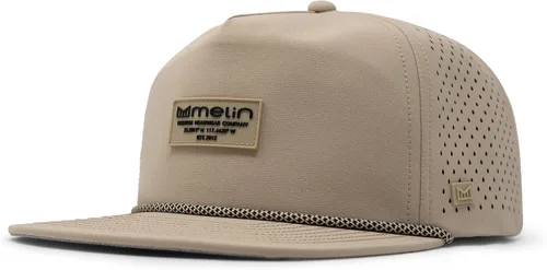 Vista 17 de melin Coronado Brick Hydro Rope Gorra, Gorras de Béisbol Resistentes al Agua para Hombres y Mujeres, Gorra para Golf, Correr o Entrenar Negro