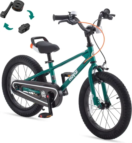 Vista 44 de RoyalBaby EZ Kids Bike 12 14 16 18 20 Inch Balance Pedal 2-in-1 Training Bicycle Boys Girls Ages 3 to 12 Years Easy Learn for Beginners