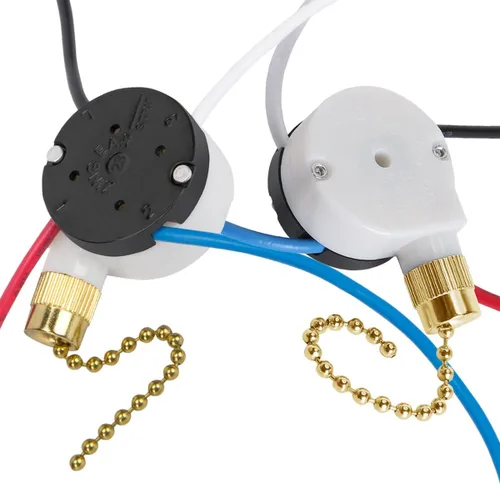 Vista 14 de Zing Ear ZE-208S - Interruptor de ventilador de 3 velocidades y 4 cables, control de velocidad de cadena de tracción para ventiladores de techo 2