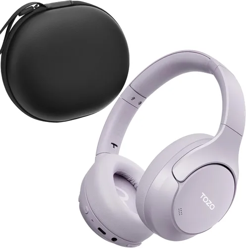 Vista 15 de TOZO Auriculares inalámbricos con cancelación de ruido híbridos HT3, 90H Negro