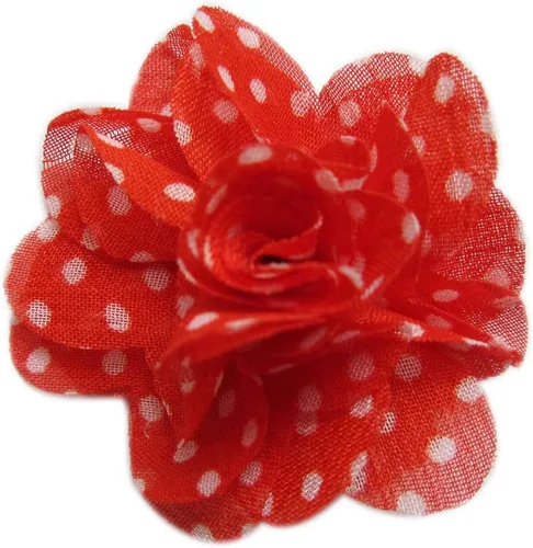 Vista 60 de YYCRAFT Paquete de 30 diademas de flores de gasa de 2 pulgadas, color rosa bebé