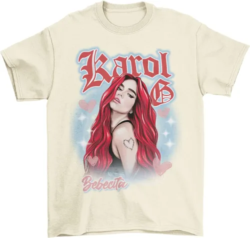 Vista 3 de Reggaetón Hip Hop Karol Bebecita Air Brush G - Camiseta estilo vintage Blanco