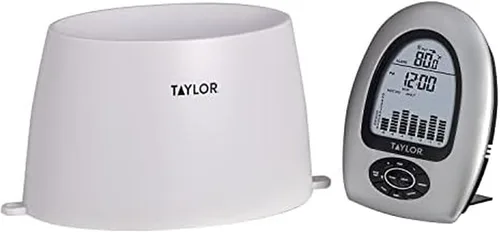 Vista 8 de Taylor ClearVu - Medidor de lluvia de 5 pulgadas con soporte de montaje de poste