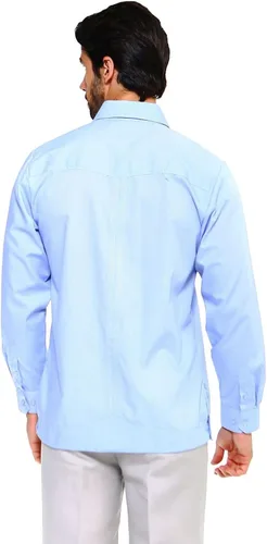 Vista 6 de Mojito Collection Guayabera de polialgodón de manga larga