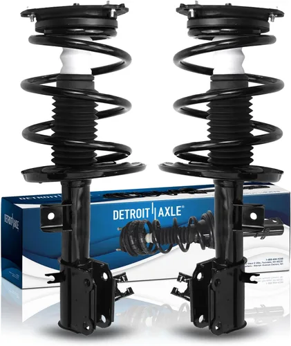 Vista 39 de Detroit Axle - Puntales 4WD para Ford Expedition Lincoln Navigator 1997-2002, 4 puntales completos con muelle helicoidal delantero trasero 1998 1999