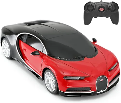 Vista 11 de RASTAR RC Bugatti Chiron Coche De Control Remoto, 1/14 Bugatti Chiron RC Car - Azul