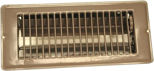 Vista 7 de DANCO Registro de piso de acero de 4 x 10 pulgadas con caída de 1-5/16 pulgadas, blanco, 1 paquete (62070)