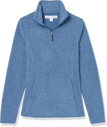 Vista 8 de Tienda Essentials Women's Classic-Fit Long-Sleeve Quarter-Zip Polar Fleece Pullover Jacket (Available in Plus Size)