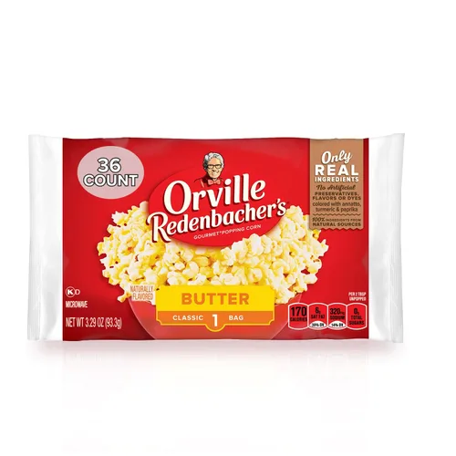 Vista 8 de Orville Redenbacher's Palomitas de maíz, 3.29 onzas, 12