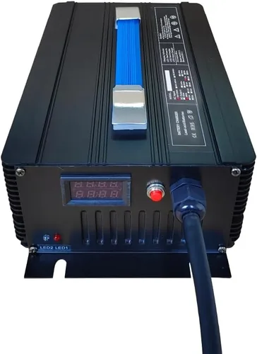 Vista 4 de Nuevo 48V 17A RXV Cargador de batería para carro de golf Ez-Go EZgo TXT con conector RXV 3 clavijas