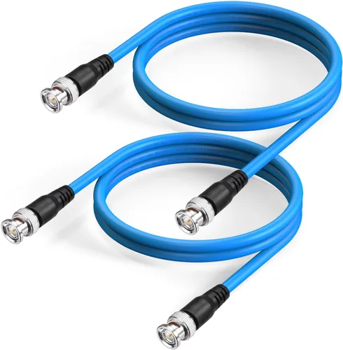 Vista 25 de Superbat Cable SDI 3G/6G/12G de 1 pie BNC Jumper Belden 1694A, compatible con video HD-SDI/3G-SDI/4K/8K, para convertidor de cámaras, cable SDI
