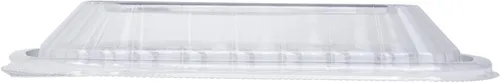 Vista 2 de Karat OPS Tapa para caja de plástico PP de 36 oz para microondas, color negro (caja de 300)