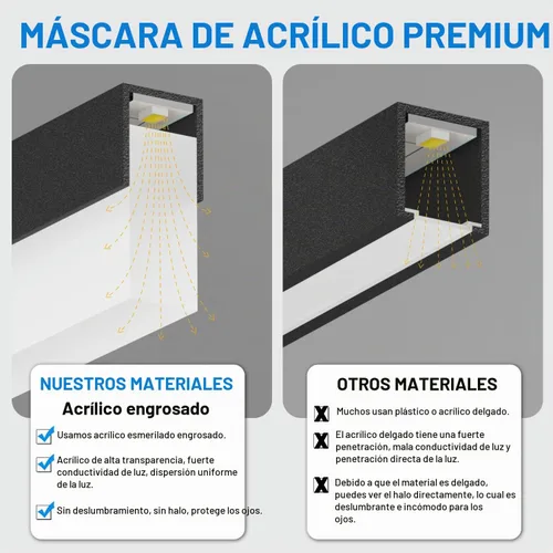 Vista 4 de SOLFART Luces de baño con acabado mate en negro, regulables, LED, para tocador, sobre espejo, 24 pulgadas, modernas, luces de pared