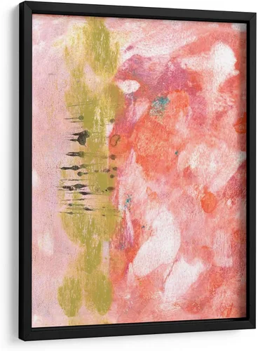 Vista 9 de Canvas Lab Rosy Composition II by Naomi McCavitt 11 x 15 in Fine Art Framed Print, Frame Color: Black, With Mat