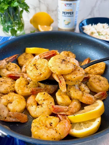 Vista 6 de All Natural Lemon Pepper Seasoning XL - Tarro de 11 onzas, sin ácido cítrico ni colorante artificial SPQR Seasonings