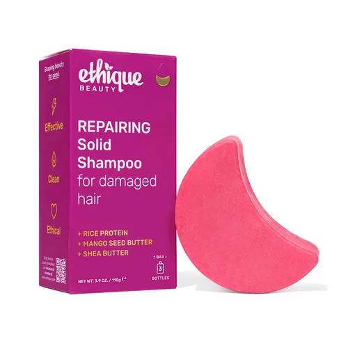 Vista 18 de Ethique Barra de champú clarificante para cabello graso con aceite de ricino, sin plástico, vegano, libre de crueldad, 3.88 onzas, anteriormente St.