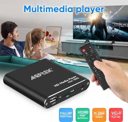 Vista 2 de AGPtek Reproductor multimedia HDMI.), HA0053B